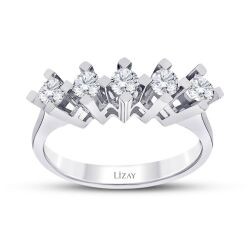 0.57 Carat Diamond Five-Stone Ring