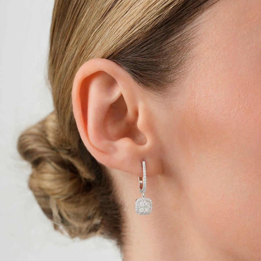 0.71 Carat Diamond Trend Earrings