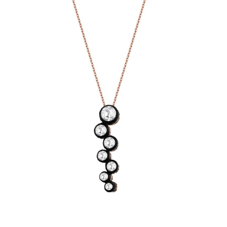 0,34 Karat Diamant Halskette
