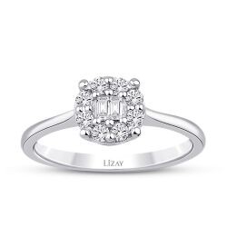 0,23 Karat Diamant Baguette Ring