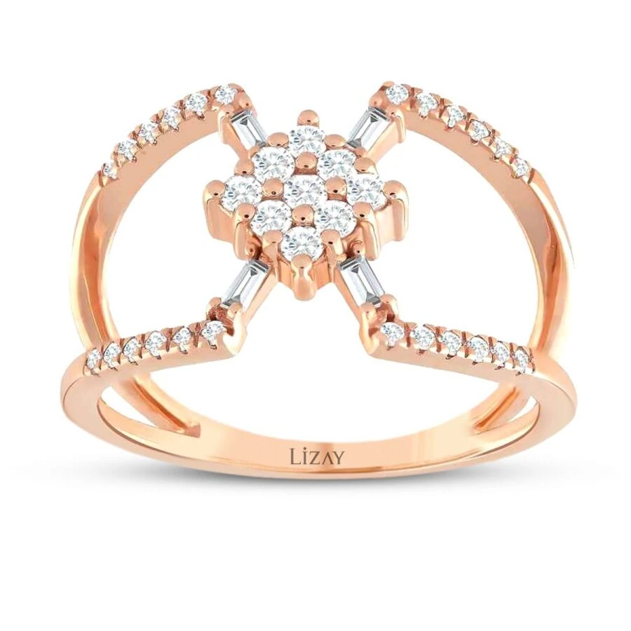 0.39 Carat Diamond Baguette Ring