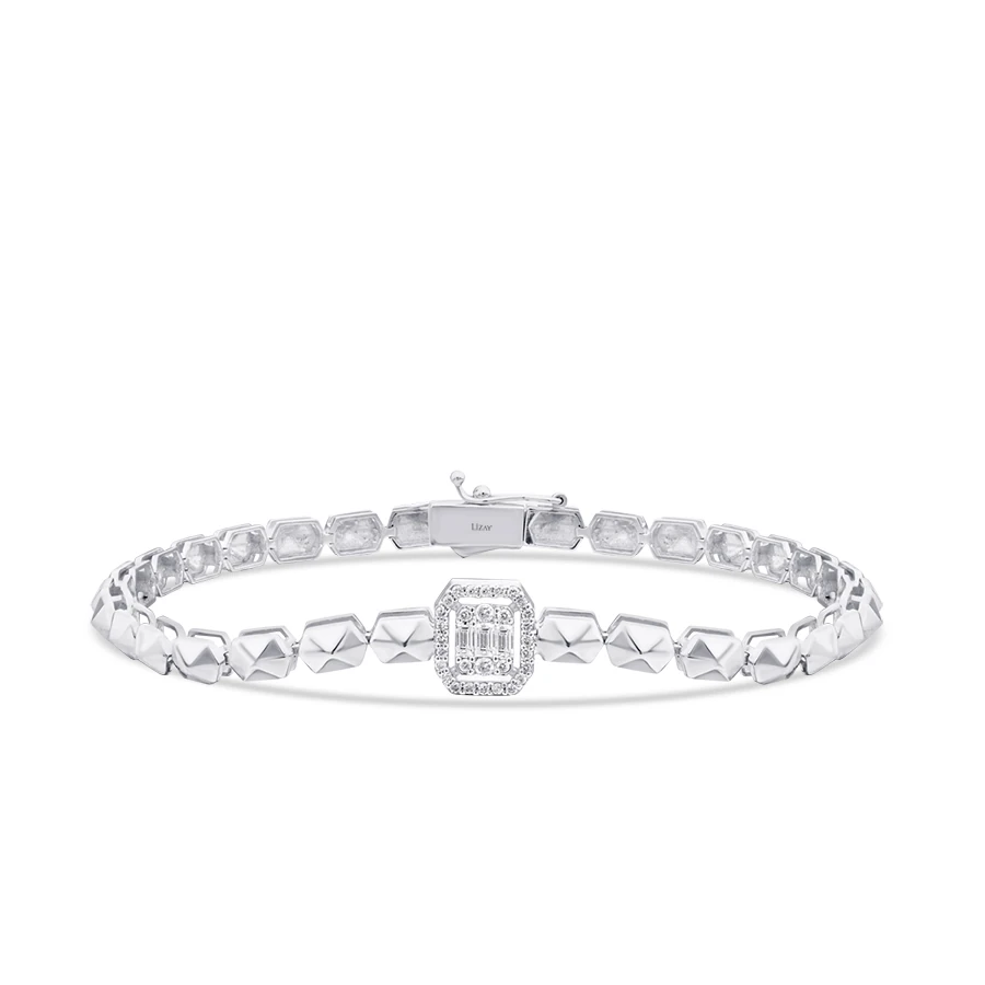 0.25 Carat Diamond Baguette Bracelet