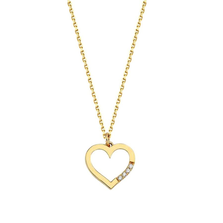 Gold Heart Necklace