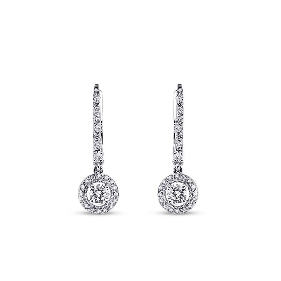 0.57 Carat Diamond Trend Earrings