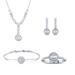 1.15 Carat Diamond Baguette Set