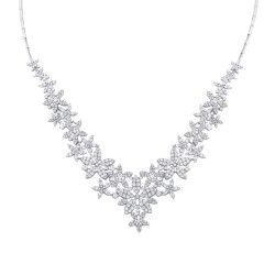 Gold Stone Flower Necklace