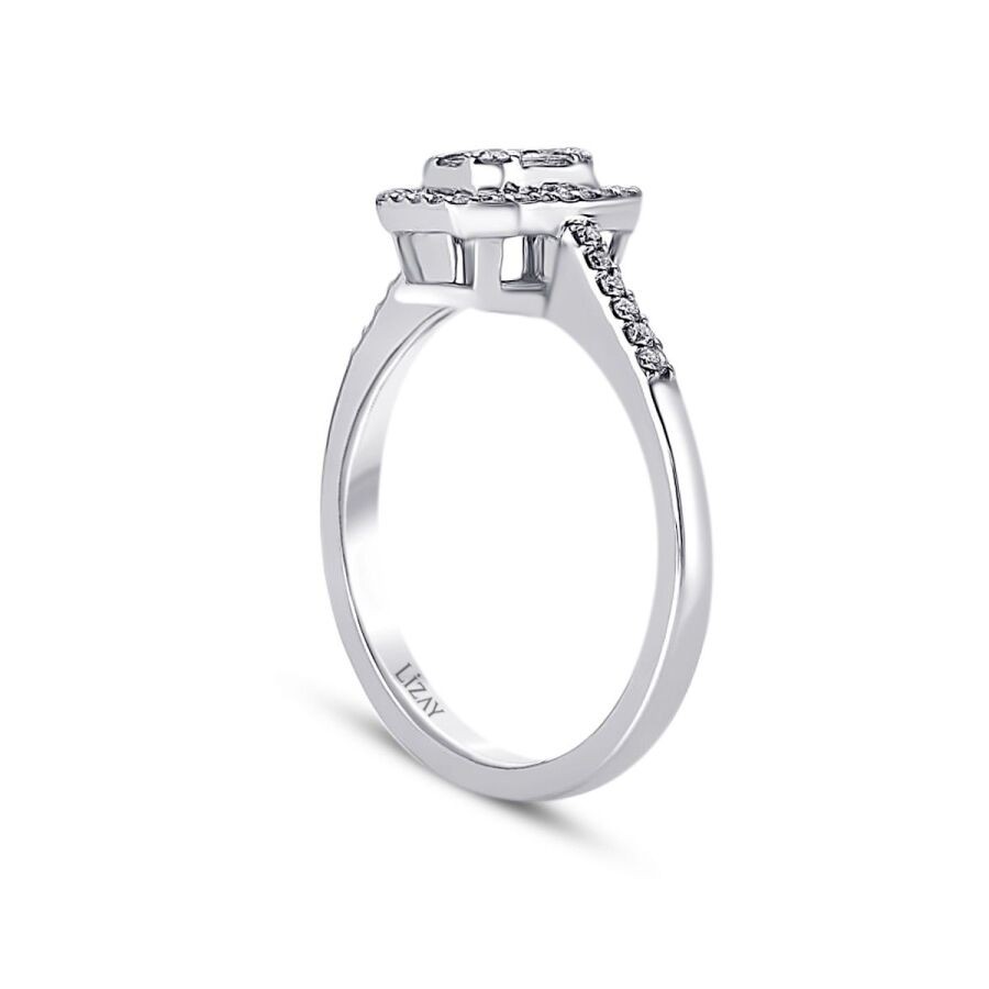 0.37 Carat Diamond Baguette Ring