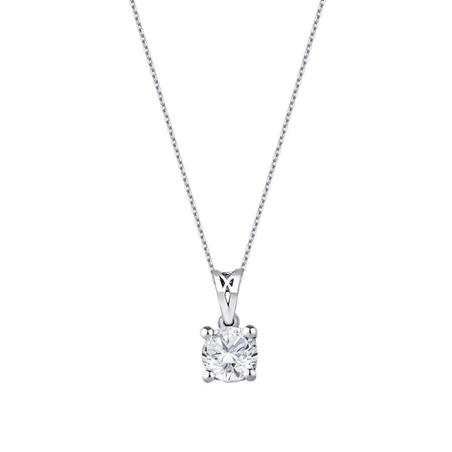 0.20 Carat Diamond Solitaire Necklace