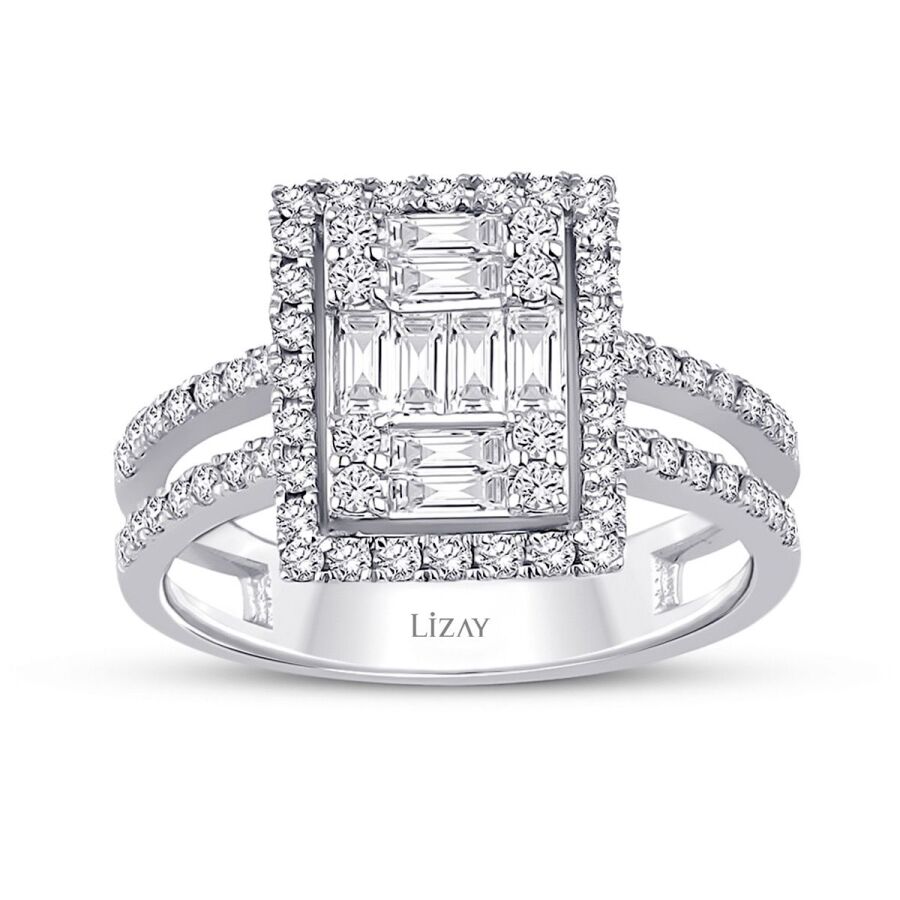 0.94 ct. Diamant Baguette Ring