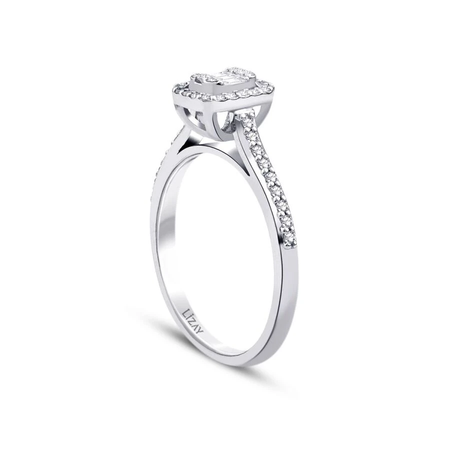 0.27 ct. Diamant Baguette Ring