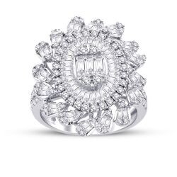2.13 Carat Diamond Baguette Ring