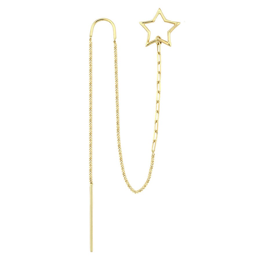 Gold Star Trend Earrings