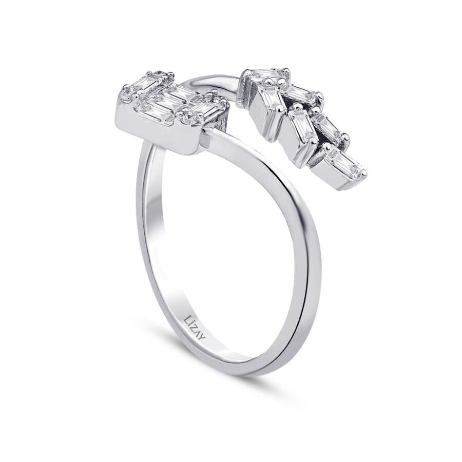 0,29 Karat Diamant Baguette Trend Ring
