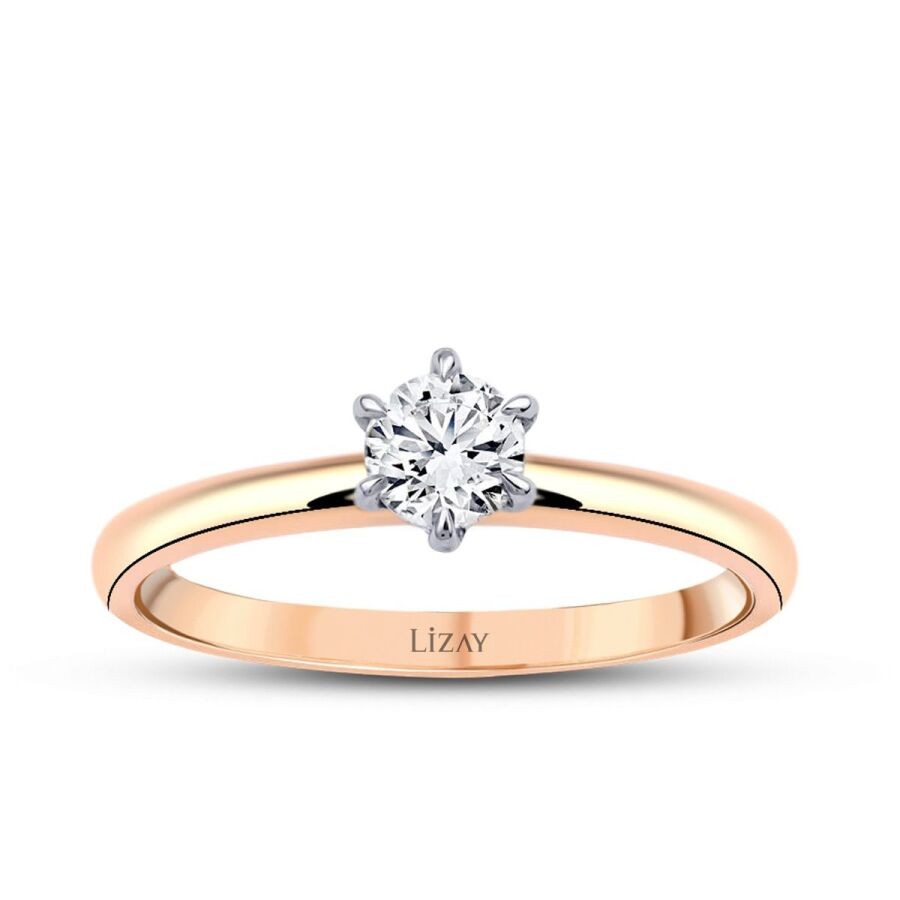 0.30 Carat Diamond Round Solitaire Engagement Ring
