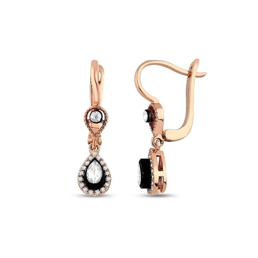 0.50 Carat Diamond Pear Earrings