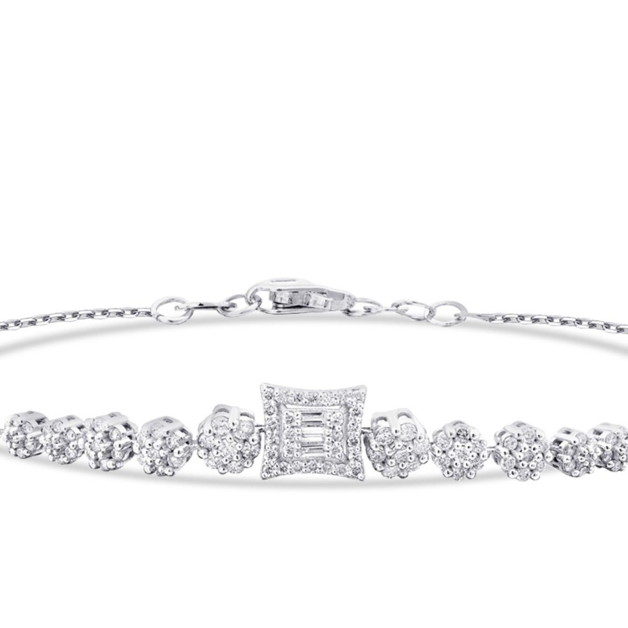 0,49 Karat Diamant Trend Baguette Armband