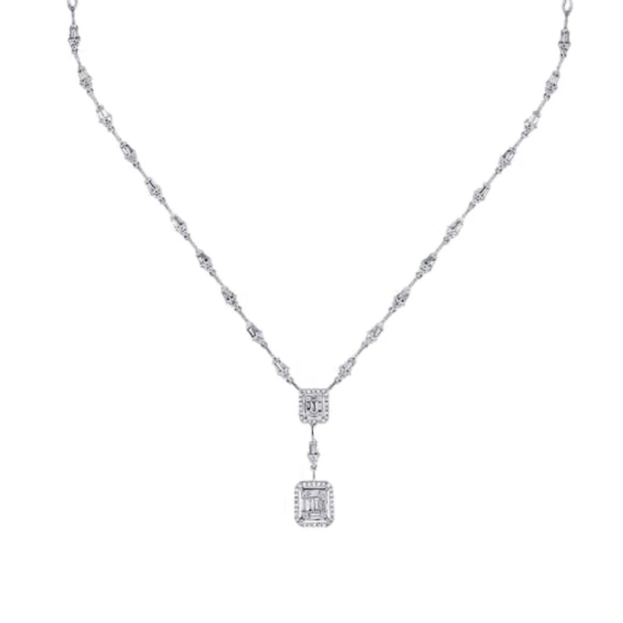 2.39 Carat Diamond Baguette Neckband