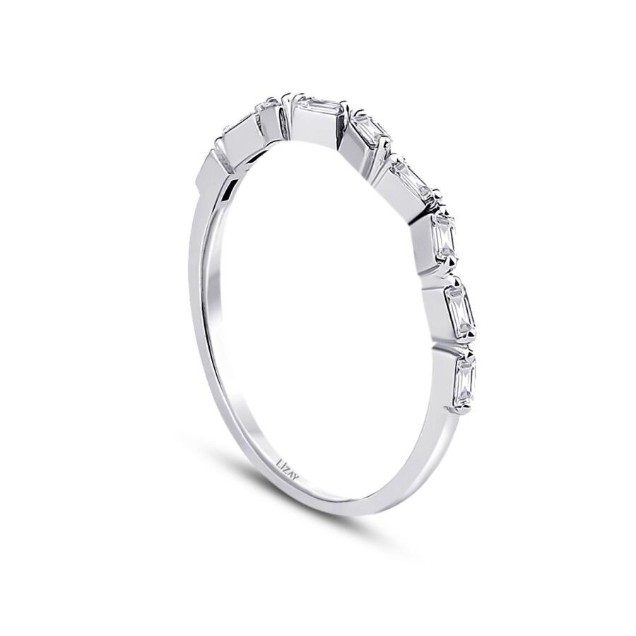 0.20 Carat Diamond Baguette Ring