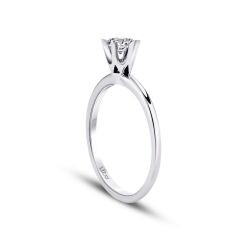 0.40 Carat Diamond Round Solitaire Engagament Ring