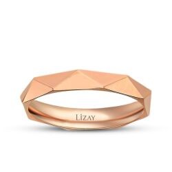Rose Gold Triangle Wedding Band