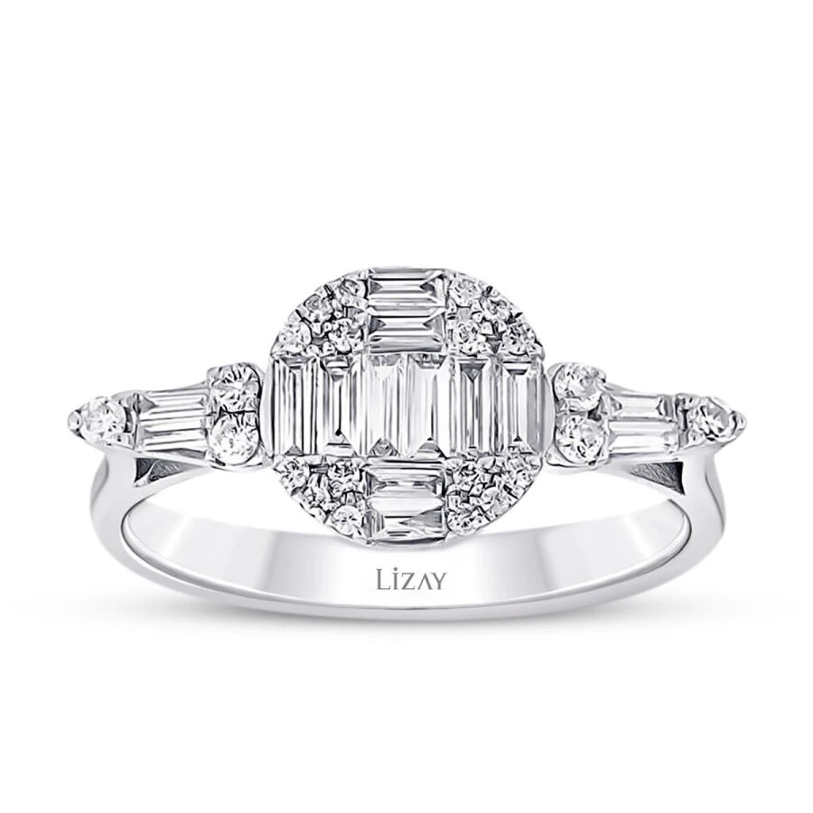 0.50 Carat Diamond Baguette Ring