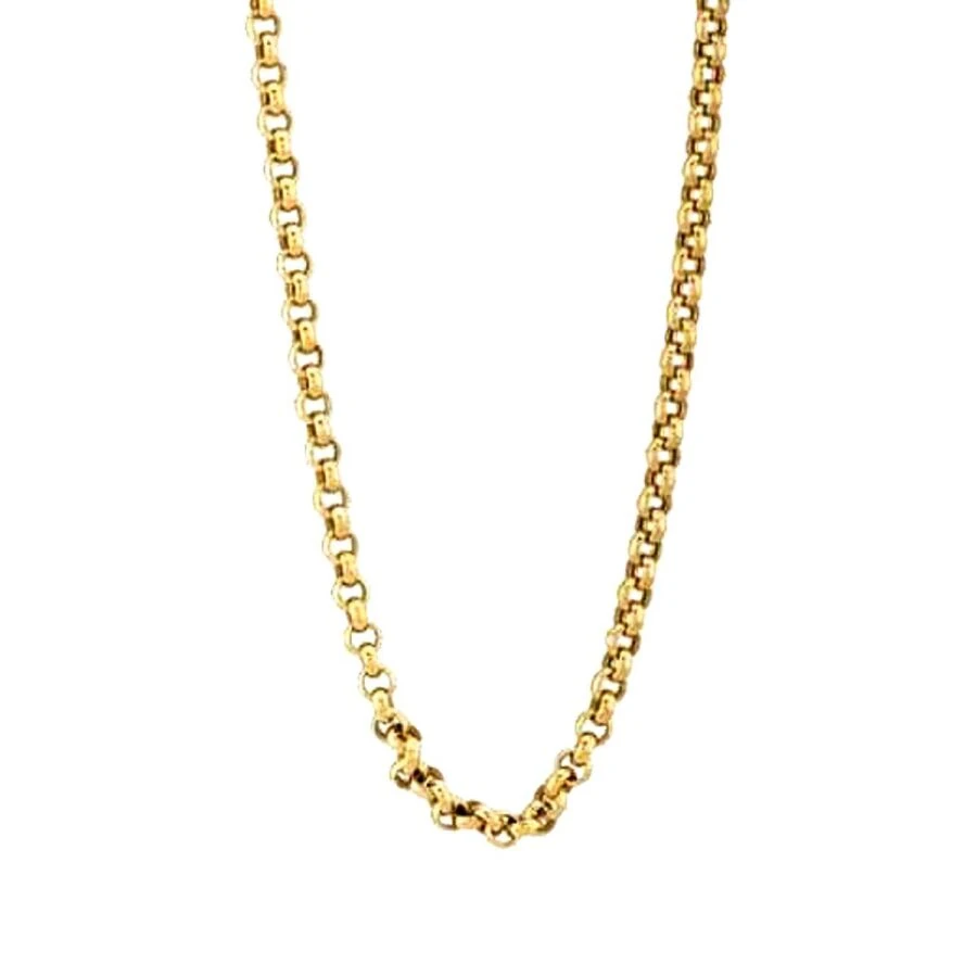 Gold Twisted Chain Necklace
