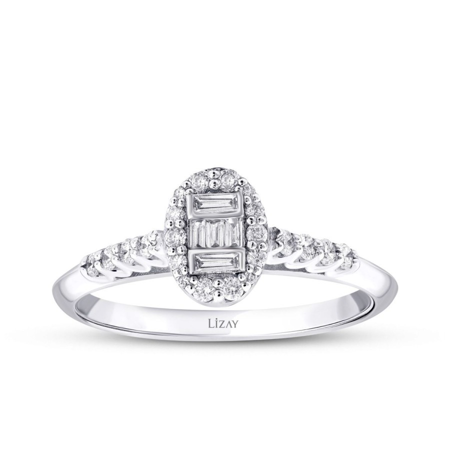 0,29 Karat Diamant Baguette Ring