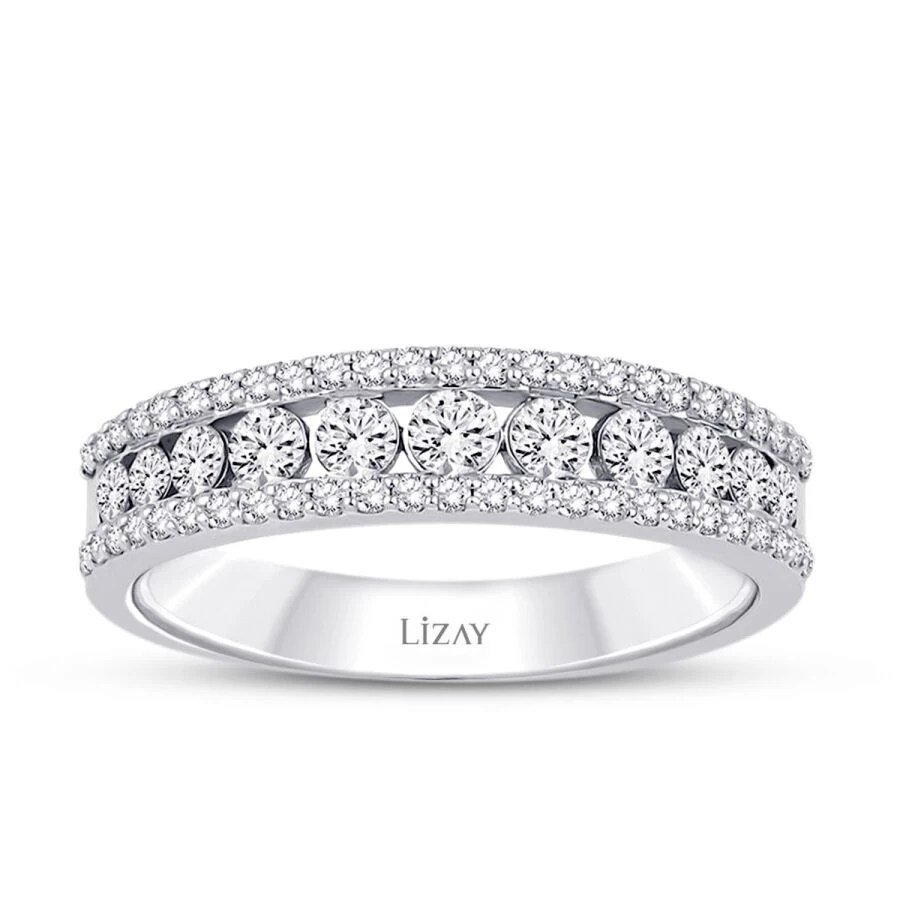 0.63 Carat Diamond Half-Eternity Ring