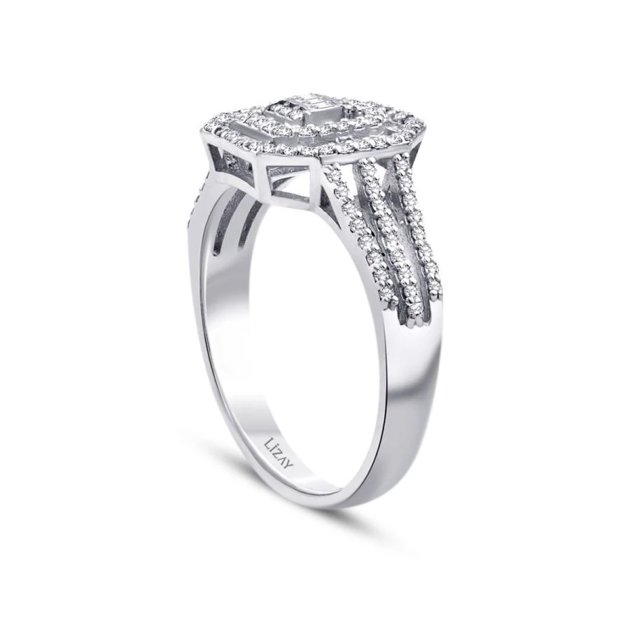 0.31 Carat Diamond Baguette Ring