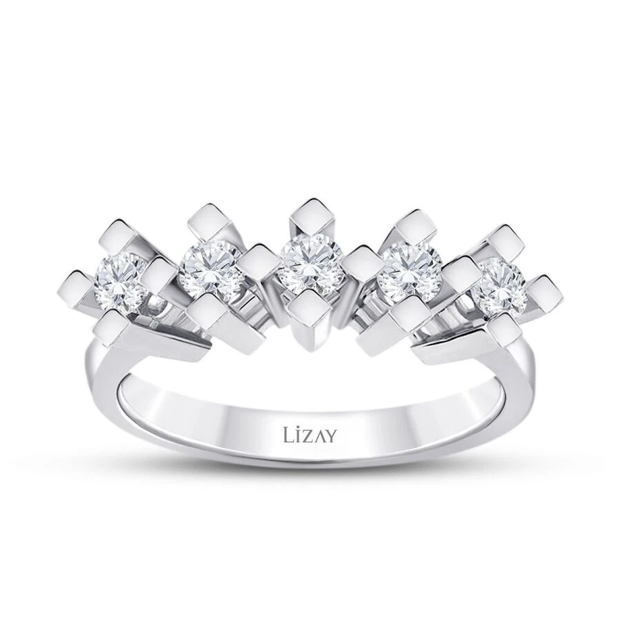 0.90 Carat Diamond Five-Stone Ring