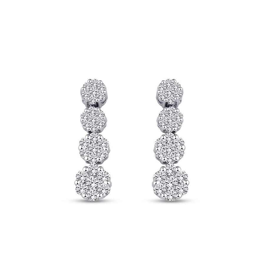 0.88 Carat Diamond Trend Earrings