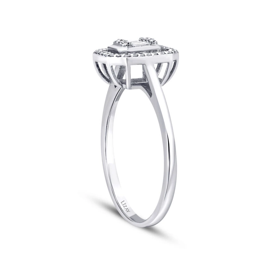 0.25 Carat Diamond Baguette Ring
