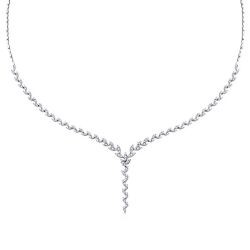 Gold Tennis Choker mit Blättern
