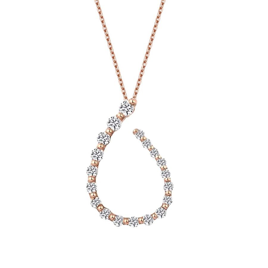 0.28 Carat Diamond Trend Necklace