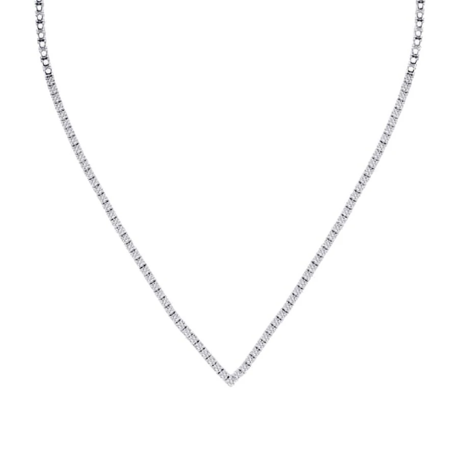 4.00 Carat Diamond Tennis Neckband