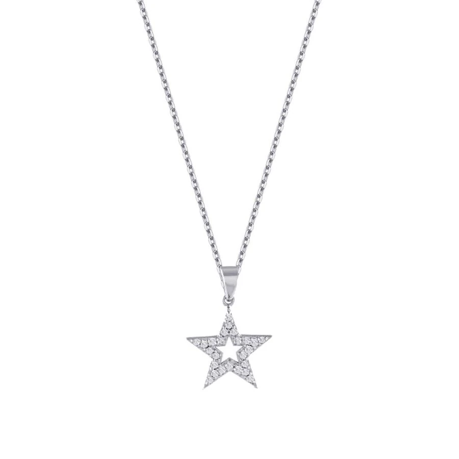 0.11 Carat Trend Star Necklace