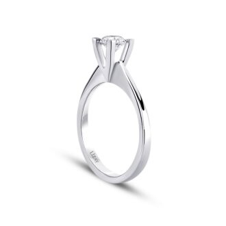 0.20 Carat Diamond Round Solitaire Engagement Ring