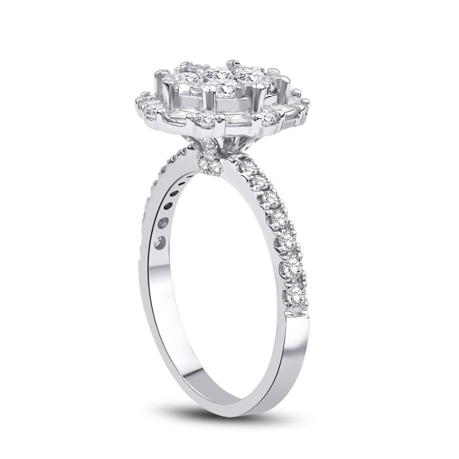 1,32 Karat Diamant Baguette Ring