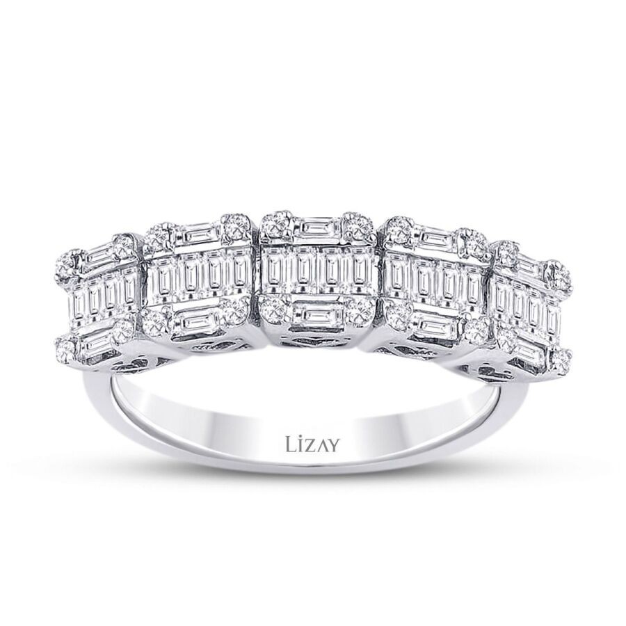 0.60 Carat Diamond Baguette Ring