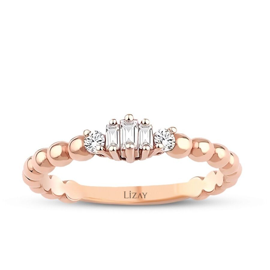 0.15 Carat Diamond Baguette Ring