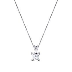 0.25 Carat Diamond Solitaire Necklace