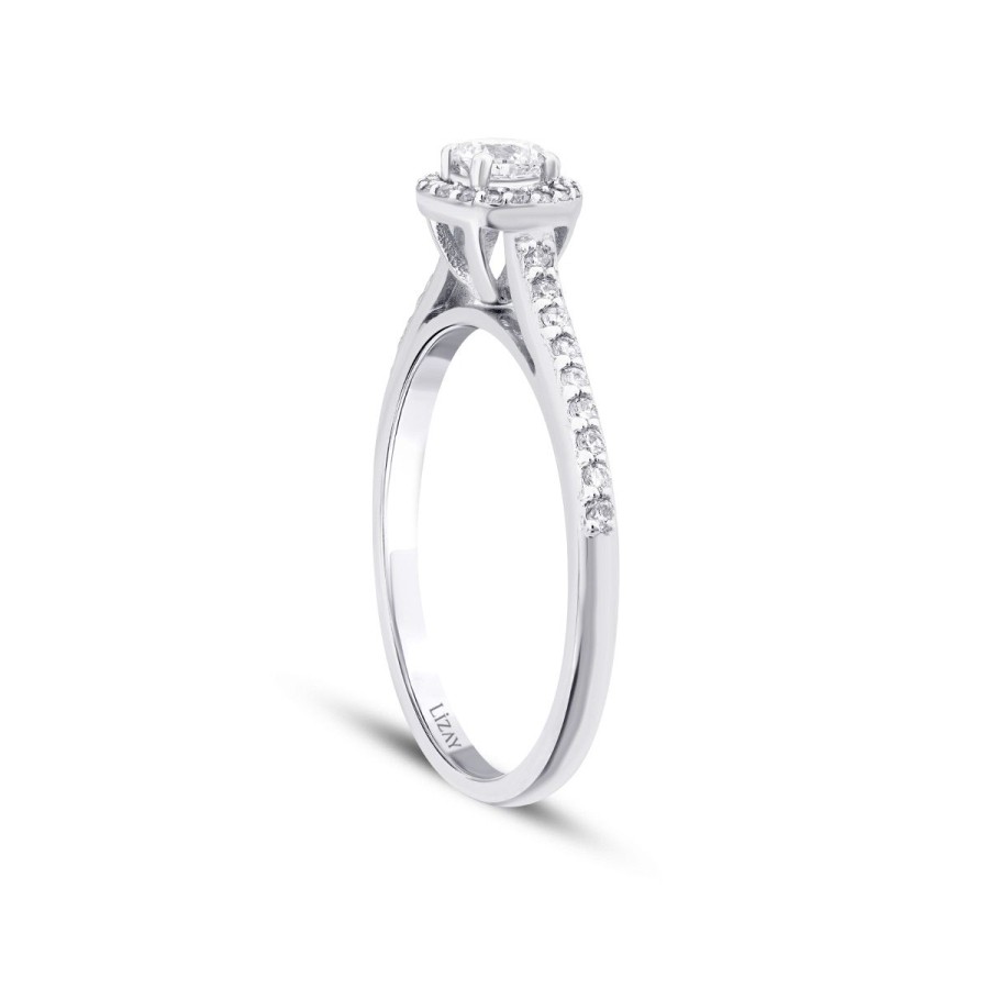 0.41 Carat Diamond Round Solitaire Engagement Ring