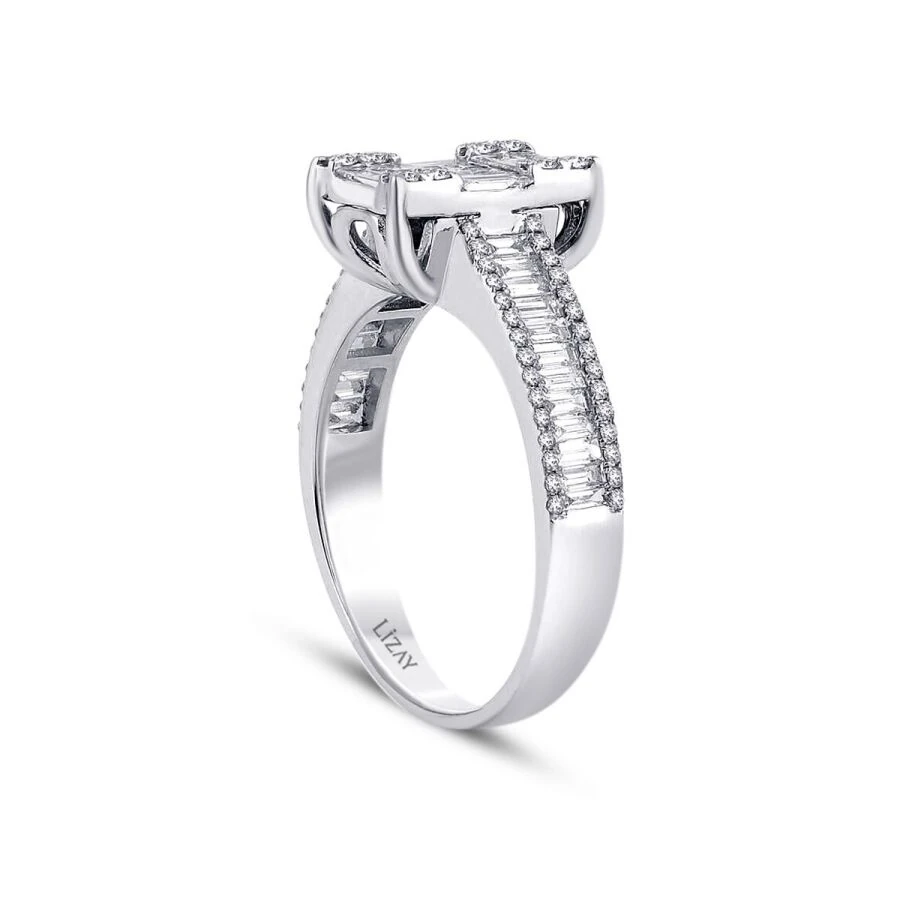 1.03 Carat Diamond Baguette Ring