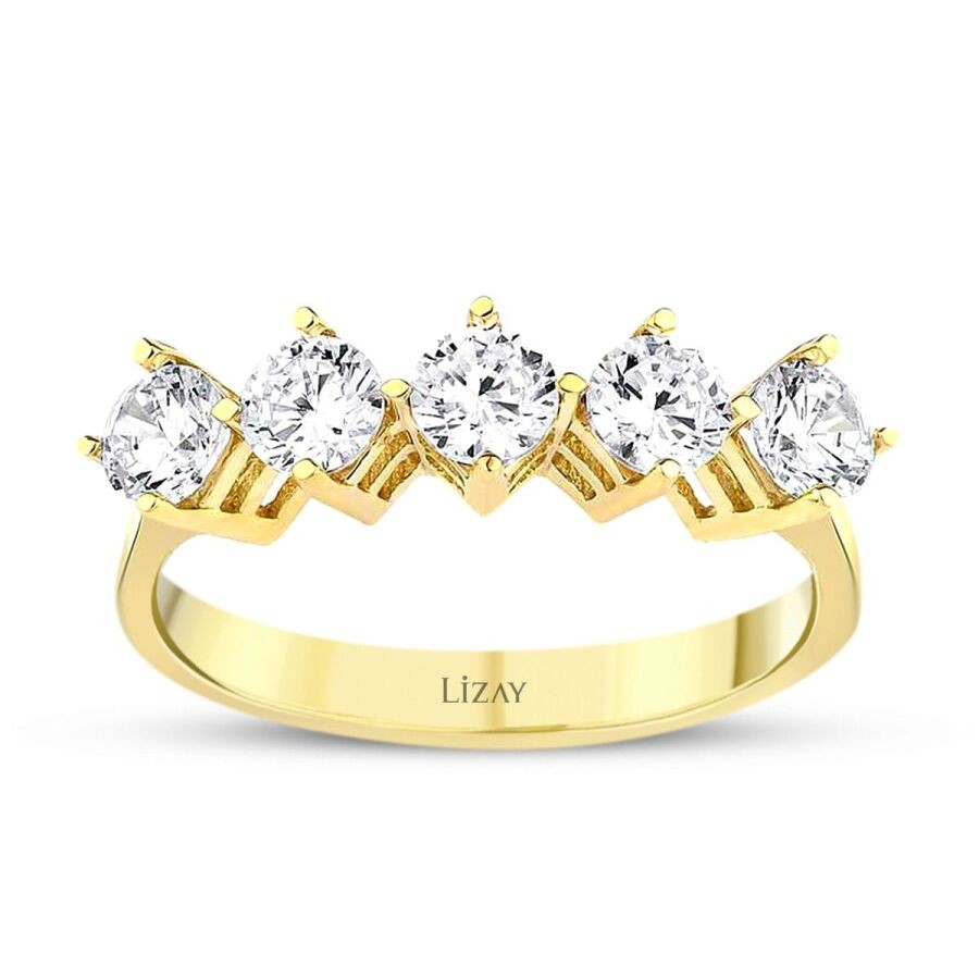 Gold Five-Stone Ring