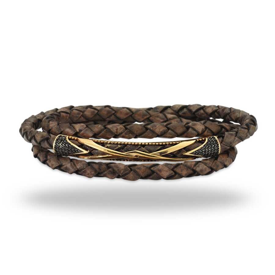 Lizay Leather Fuego Men's Bracelet