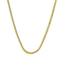 Goldene Fischgräten Kette