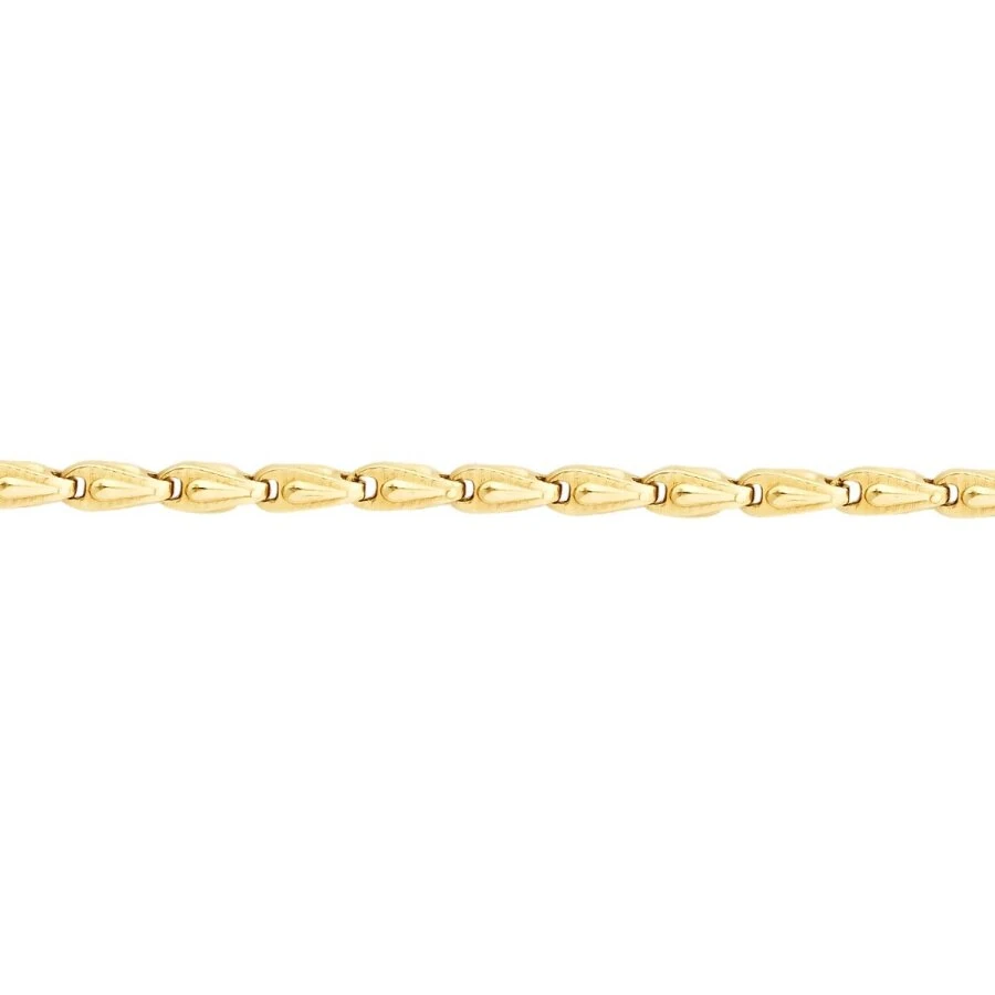 Gold Wheat Chain Men’s Bracelet