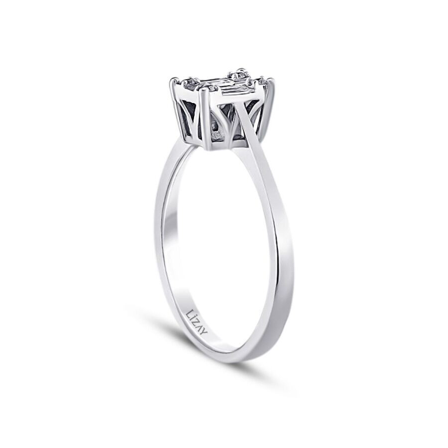 0.33 Carat Diamond Baguette Ring
