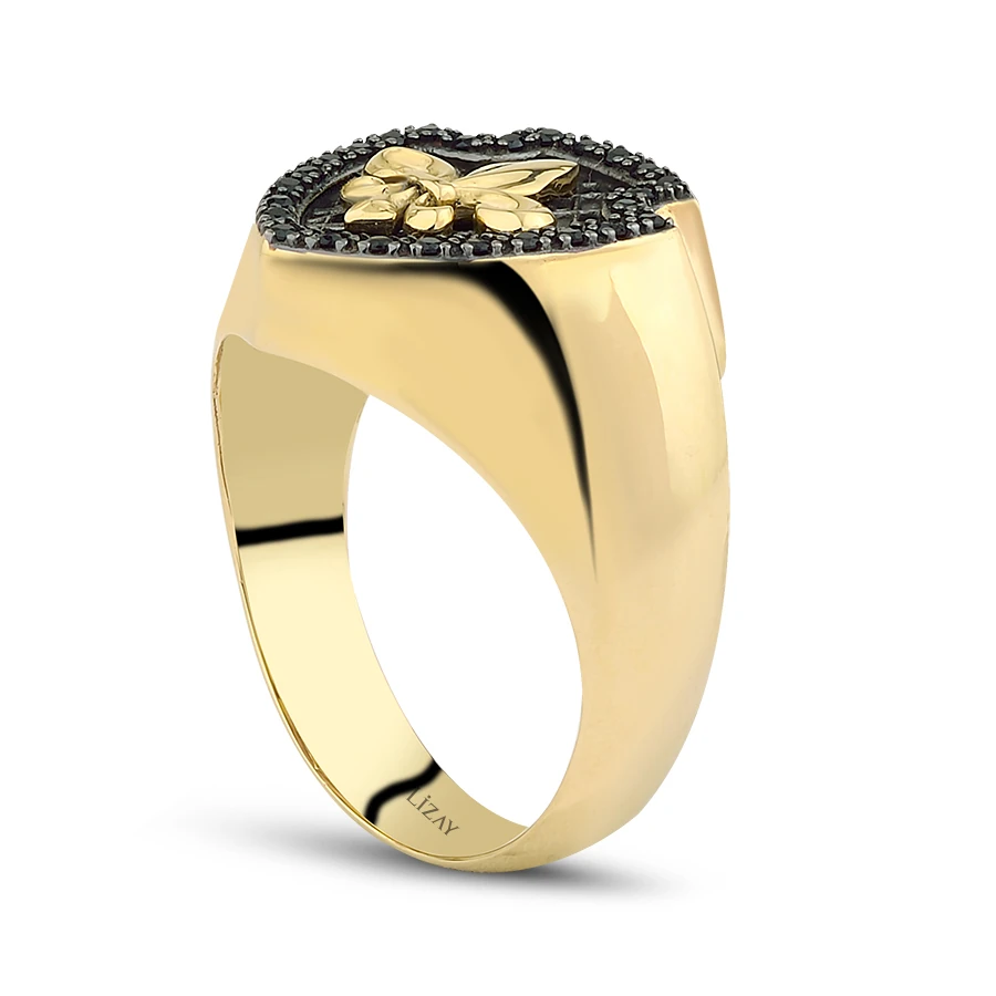 Gold Stone Men’s Ring