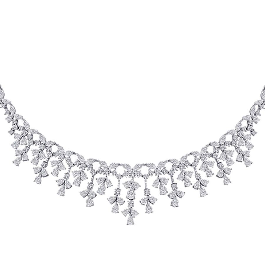 15,62 Karat Diamant Halskette